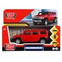 Машина металл HUMMER "hummer h2", дл12см,откр дв,багаж,инерц,красный,в кор Технопарк HUM2-12-RD