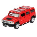 Машина металл HUMMER "hummer h2", дл12см,откр дв,багаж,инерц,красный,в кор Технопарк HUM2-12-RD