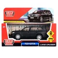 Машина металл TOYOTA "land cruiser матовый"дл12,5см,откр дв,инерц,черн,в кор Технопарк CRUISER-BE
