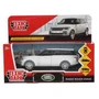 Машина металл RANGE ROVER VOGUE длина 12 см, двер, багаж, инерц, белый, кор. Технопарк VOGUE-WT