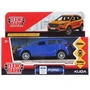 Машина металл FORD KUGA длина 12 см, двери, багаж, инерц, синий, кор. Технопарк KUGA-BU