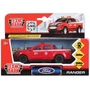 Машина металл FORD ranger ПИКАП пожар., 12 см, дв., багаж., инерц., кор. Технопарк SB-18-09-FR-F