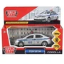 Машина металл TOYOTA COROLLA ПОЛИЦИЯ 12 см, двери, багаж, инерц.сер в кор. Технопарк COROLLA-P