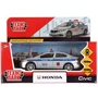 Машина металл HONDA CIVIC ПОЛИЦИЯ 12 см, двери, багаж, инерц, кор. Технопарк CIVIC-P