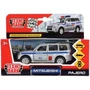 Машина металл MITSUBISHI pajero ПОЛИЦИЯ 12 см, двери, баг., инерц., кор. Технопарк SB-17-61-MP(P)-WB