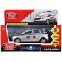 Машина металл LADA XRAY ПОЛИЦИЯ 12 см, двери, багаж, инерц.серебристый,в кор Технопарк XRAY-POLICE