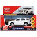 Машина металл CADILLAC ESCALADE 12 см, двери, багаж, инерц, белый, кор. Технопарк ESCALADE-WT
