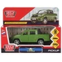 Машина металл UAZ PICKUP 12 см, двери, багаж, инерц, зеленый, кор. Технопарк PICKUP-GN