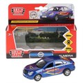 Машина металл NISSAN almera СПОРТ, 12 см, двери, багаж., инерц., кор. Технопарк SB-17-47-NA-S-WB