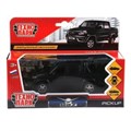 Машина металл UAZ PICKUP МАТОВЫЙ черный, 12 см, откр дв, багаж, инерц., кор. Технопарк PICKUP-BE