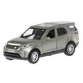 Машина металл LAND ROVER DISCOVERY, 12 см, двери, багаж, инерц, серый, кор Технопарк DISCOVERY-GY