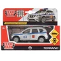 Машина металл NISSAN terrano ПОЛИЦИЯ, 12 см, двери, багаж., инерц., кор. Технопарк SB-17-47-NT(P)-WB