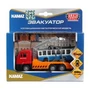 Машина металл KAMAZ ЭВАКУАТОР, 12 см,дв.,подв.дет.,инер.+трол. 7,5 см., кор. Технопарк SB-17-24-G-WB (48)