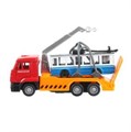 Машина металл KAMAZ ЭВАКУАТОР, 12 см,дв.,подв.дет.,инер.+трол. 7,5 см., кор. Технопарк SB-17-24-G-WB (48)