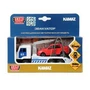 Машина металл KAMAZ ЭВАКУАТОР, 12 см, дв., инерц.+ машинка 7,5 см, кор. Технопарк SB-16-27-A1-WB (48)