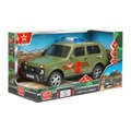 Машина пластик свет-звук LADA 4x4 URBAN АРМИЯ РОССИИ 19,5 см, 2 кноп, кор. Технопарк URBANBLACK-20PLARR-GN (36)