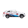 Машина пластик СПОРТКАР 13,5 см, инерция, белый, кор. Технопарк 2302A0251