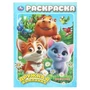 Дружная компания. Раскраска. 214х290 мм. Скрепка. 16 стр. Умка 978-5-506-11096-5