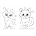 Милые коты. Раскраска. 214х290 мм. Скрепка. 16 стр. Умка 978-5-506-10378-3