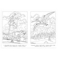 Юрский период. Возрождение динозавров. Раскраска. 214х290 мм. Скрепка. 16 стр. Умка 978-5-506-10562-6