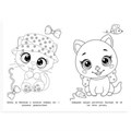 Озорные котята. Раскраска. 145х210 мм. Скрепка. 16 стр. Умка 978-5-506-08262-0 (50)