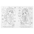 Девочки аниме. Раскраска Аниме. 214х290мм. Скрепка. 16 стр. Умка 978-5-506-10110-9