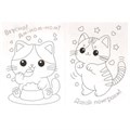 Милые котятки. Раскраска KAWAIi. 214х290 мм. Скрепка. 16 стр. Умка 978-5-506-09922-2