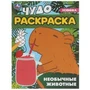 Необычные животные. Чудо-раскраска. 214х290 мм. Скрепка. 8 стр. Умка. 978-5-506-09550-7