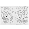 Озорная малышка. Kuromi. Раскраска. 214х290 мм. Скрепка. 16 стр. Умка 978-5-506-09353-4