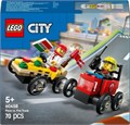 Конструктор детский LEGO City Пицца против пожарной машины 60458 192464341