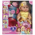 Кукла озвуч Шаинский музыка 40см, пьет, писает, закр. глазки, микрофон, 8 акс КАРАПУЗ Y40SBB-8F-MICROPHONE-23-RU