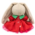 Зайка Ми в красном платье и с земляничкой на ушке 39307