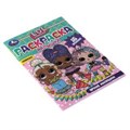 Раскраска-малышка. Яркие милашки. ЛОЛ. 16 заданий. 145х210 мм. 8 стр. Скрепка. Умка 978-5-506-07321-5