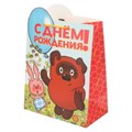 Пакет подарочный креативный l,Винни Пух вырубка,190 гр/м2 ЧУДО ПРАЗДНИК PL-130063-VP
