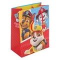 Пакет подарочный МАТОВЫЙ м,супер щенки,140 гр/м2 ЧУДО ПРАЗДНИК PM-109929-PW (144)