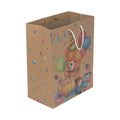 Пакет подарочный крафт l,мишка,140 гр/м2 ЧУДО ПРАЗДНИК PL-124706-MK