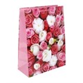 Пакет подарочный глянцевый xl,маленькие розы,140 гр/м2 ЧУДО ПРАЗДНИК PXL-110088-R (60)