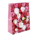 Пакет подарочный глянцевый xl,маленькие розы,140 гр/м2 ЧУДО ПРАЗДНИК PXL-110088-R (60)
