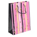 Пакет подарочный глянцевый ml,глянцевый, полоски,140 гр/м2 ЧУДО ПРАЗДНИК PML-124685-ST