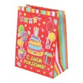 Пакет подарочный глянцевый m, тортик,140 гр/м2 ЧУДО ПРАЗДНИК PM-127531-HB5