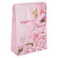 Пакет подарочный МАТОВЫЙ ml,розочки,140 гр/м2 ЧУДО ПРАЗДНИК PML-122147-FW3