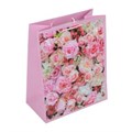 Пакет подарочный МАТОВЫЙ l,мелкие розы,140 гр/м2 ЧУДО ПРАЗДНИК PL-122762-FW5