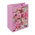 Пакет подарочный МАТОВЫЙ м,мелкие розы,140 гр/м2 ЧУДО ПРАЗДНИК PM-122759-FW5