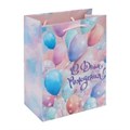 Пакет подарочный МАТОВЫЙ м,шары,140 гр/м2 ЧУДО ПРАЗДНИК PM-123175-BLN2