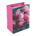 Пакет подарочный МАТОВЫЙ ml,пионы,140 гр/м2 ЧУДО ПРАЗДНИК PML-123022-FW6