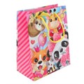 Пакет подарочный МАТОВЫЙ m,зверьки,140 гр/м2 ЧУДО ПРАЗДНИК PM-123179-ANM