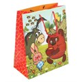 Пакет подарочный СОЮЗМУЛЬТФИЛЬМ МАТОВЫЙ, l, Винни Пух,140 гр/м2 ЧУДО ПРАЗДНИК PL-122042-VP