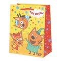 Пакет подарочный МАТОВЫЙ ТРИ КОТА m,140 гр/м2 ЧУДО ПРАЗДНИК PM-123131-TC