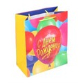 Пакет подарочный МАТОВЫЙ l,день рождения,140 гр/м2 ЧУДО ПРАЗДНИК PL-104859-HB3 (120)