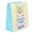 Пакет подарочный МАТОВЫЙ l,корги,140 гр/м2 ЧУДО ПРАЗДНИК PL-108856-C2HB (120)